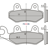 Pastiglie Freno RMS Organiche Peugeot Geopolis 125cc/Satelis 125-250cc Anteriore per PEUGEOT DJANGO 50 4T HERITAGE 50 2015 - 2017